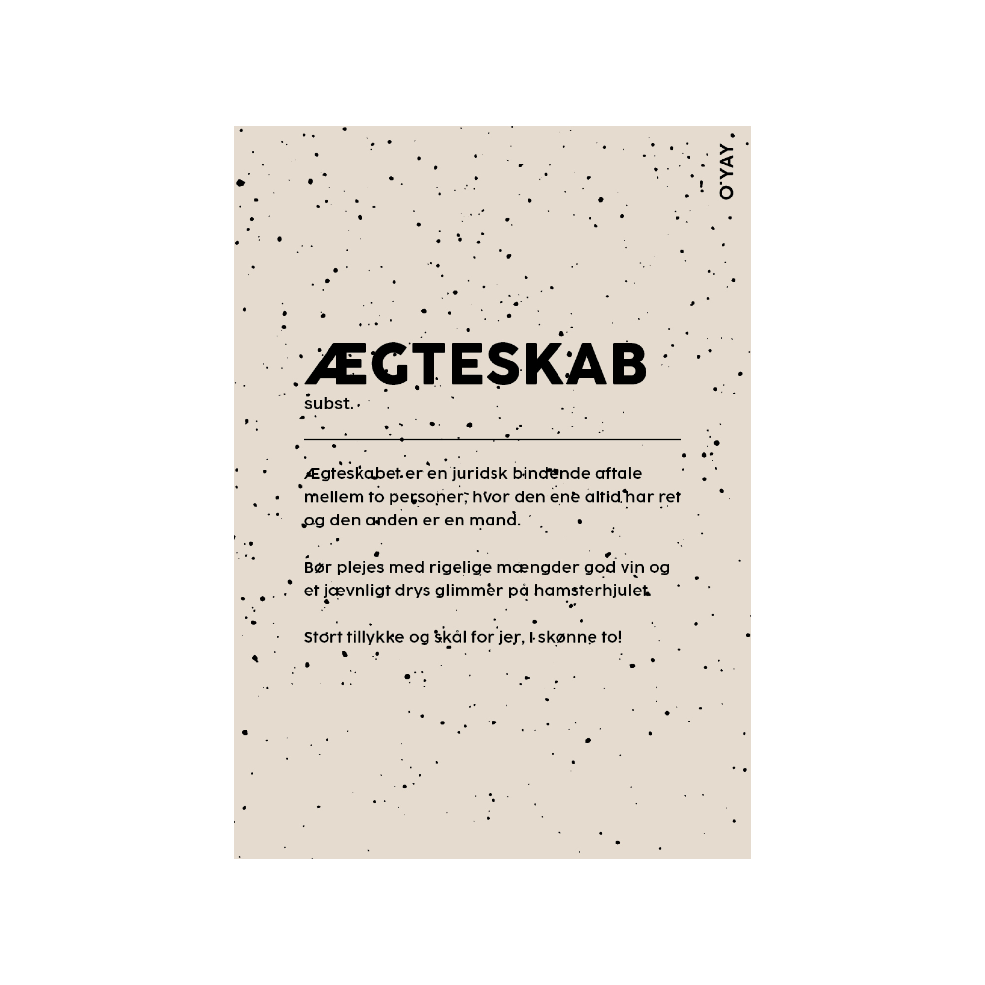 Ægteskab definition